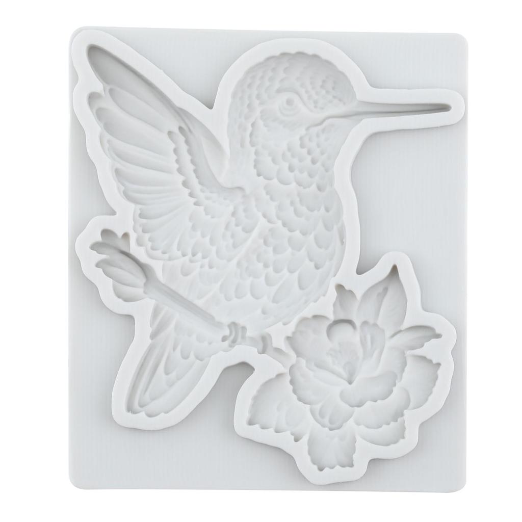 Силиконовые формы для птиц, форма для цветов из мастики, инструменты для украшения торта, топпер для кекса, шоколадные конфеты, поделки, сахарная паста, полимерная глина