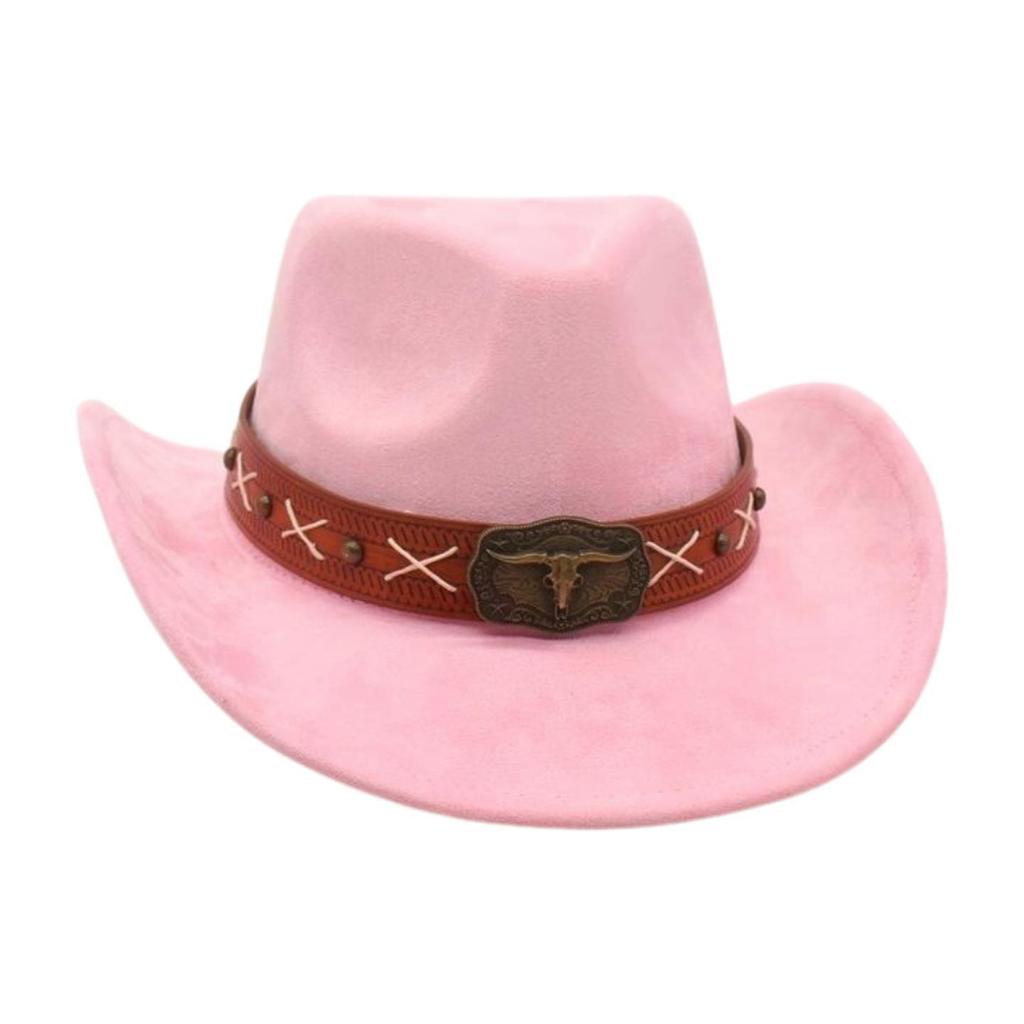 Newwestern Cowboy Hat Resort Style Performance Stage Jazz Hat Men And Women Niche Ethnic Style Top Hat