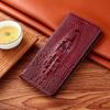 Магнитный чехол-книжка из натуральной крокодиловой кожи для Samsung Galaxy S24 S23 S22 S21 S20 FE Ultra Plus, всесторонний чехол
