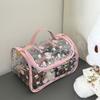 Косметичка Hello Kitty Милашка косметичка для макияжа изысканные туалетные принадлежности Сумка для макияжа Прозрачная Дорожная сумка для хранения Женский клатч