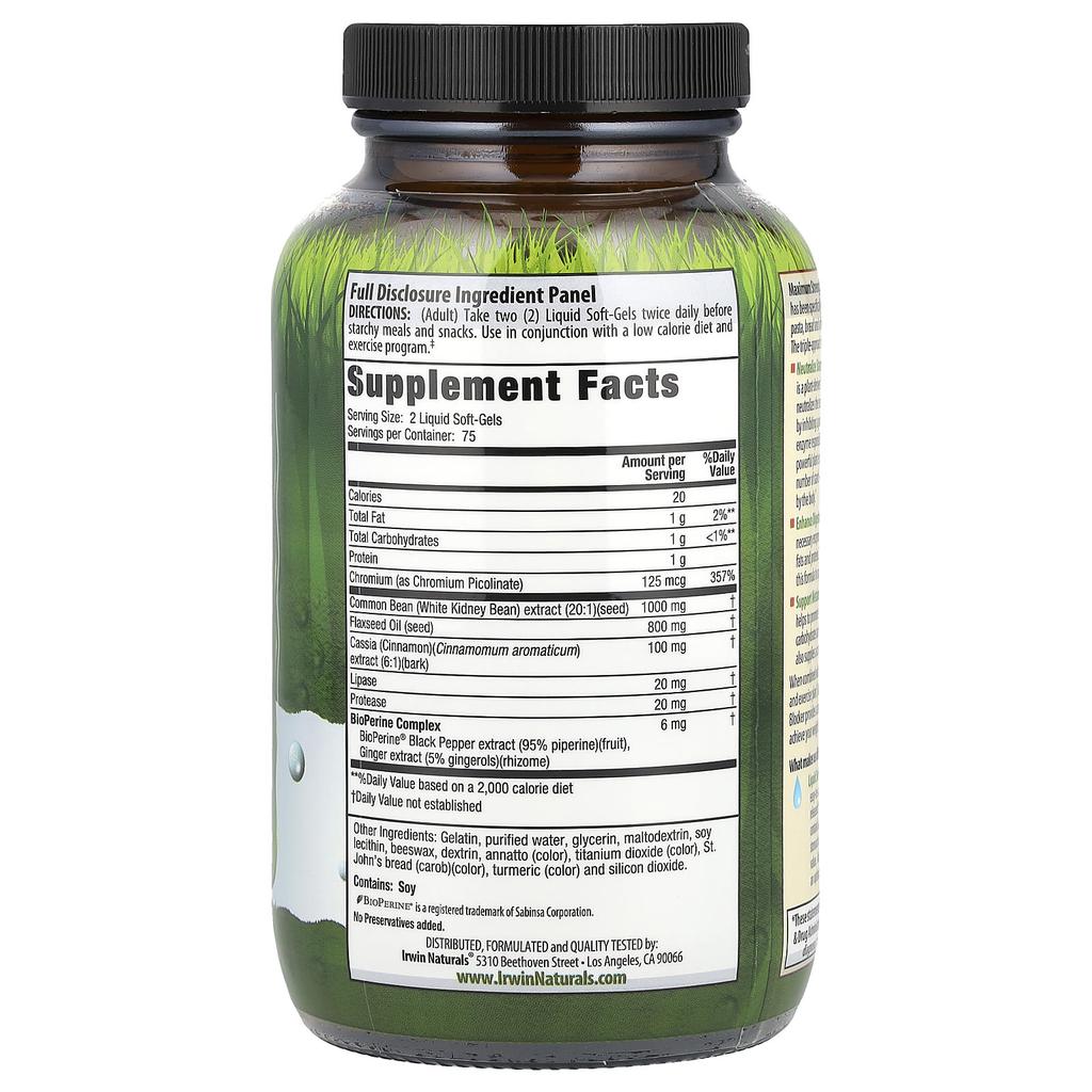 Maximum Strength 3-In-1 Carb Blocker, 150 Liquid Softgels