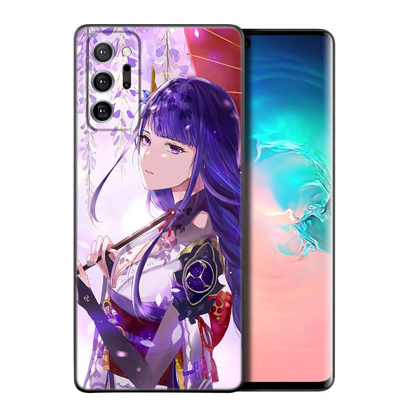 Genshin Impact Raiden Shogun Baal Case For Samsung M30 M31 S Note 10 20 M04 M13 M32 M14 M23 M33 M34 M42 M52 M53 M54 M11 M12 M21