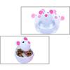 Cat Leakage Food Ball Teasing Toy Kitten Treat Tumbler Feeder Mouse Toy for Indoor Cat Chasing Hunting Entertainment Toy