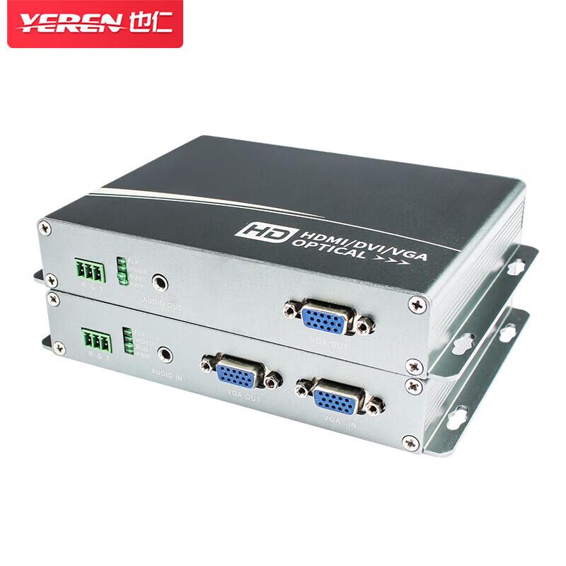 Одноканальный оптоволоконный передатчик VGA Yeren