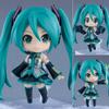 Аниме Хацунэ Мику Q версия Nendoroid 2839 Фигурки Действия Сочлененная Модель Украшение Набор Игрушек ПВХ Сменное Лицо Кукла Подарок