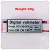 Micro 0.56"Digital Voltmeter DC3.50-30.0V Motorbike Car Waterproof Dustproof