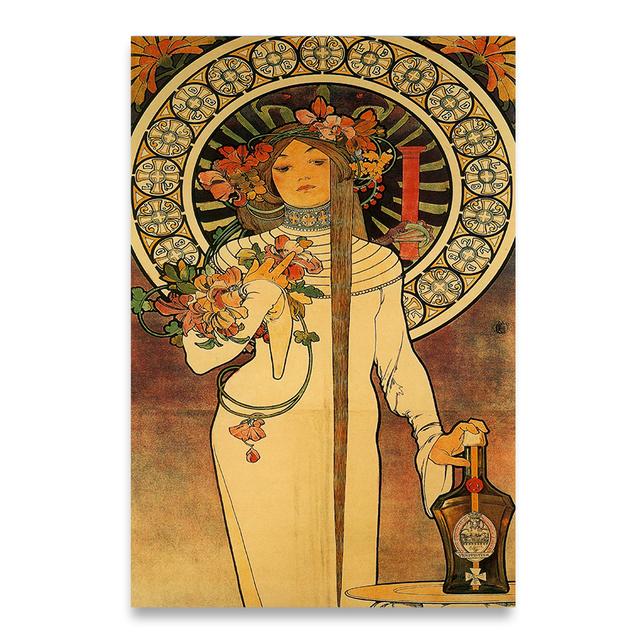 На заказ Альфонс Муха плакат холст плакат 30X45 см, 40X60 см искусство украшения дома ткань настенный плакат печать шелковая ткань без рамки