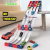 Juguete de Pista de Carreras de Catapulta DIY 2/4 Vehículo de Carrera Competitiva con Coche de Aleación Juego para Niños pista de coche para niños Niños Niños Niños