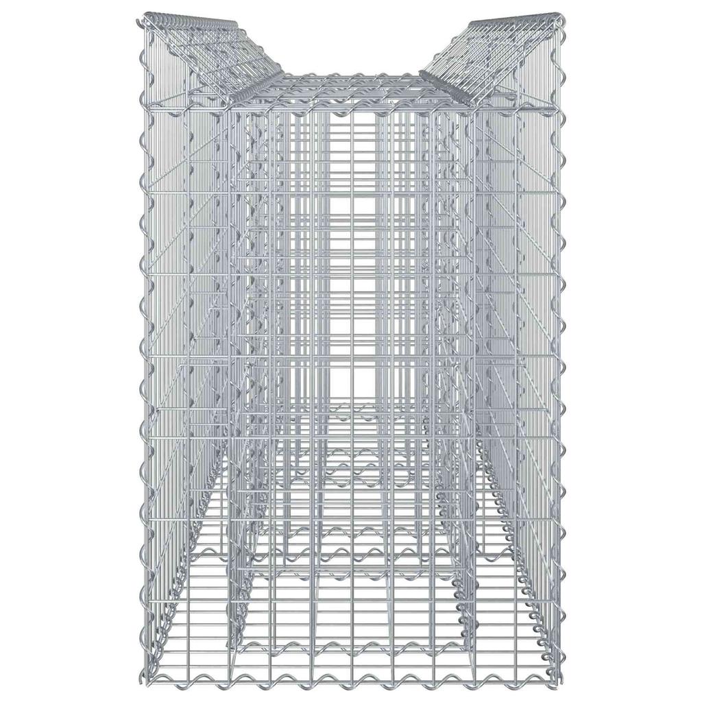 Gabion Raised Bed Silver