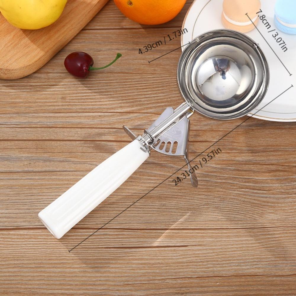 Легкий в очистке порционный совок с курковым механизмом, совок на полчашки, диспенсер для мороженого, мороженое