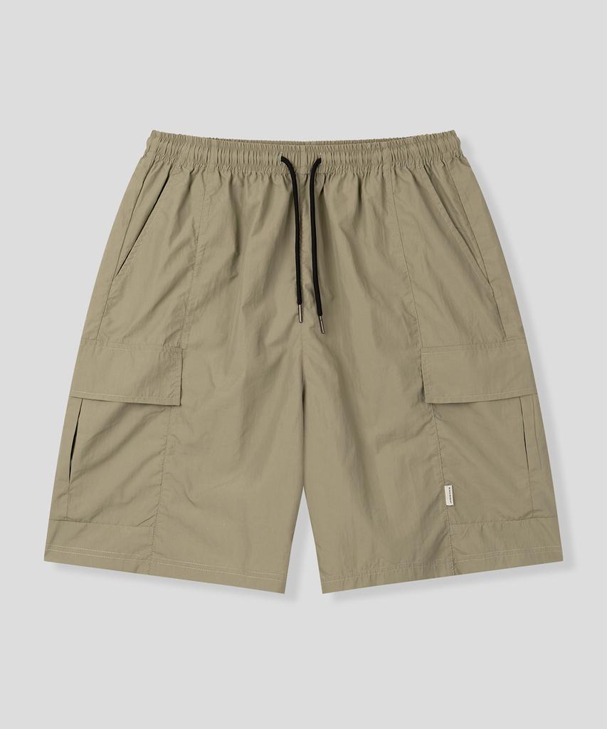 BLACK MOMENT Urban Easy Cargo Shorts Bermuda Pants [Black]