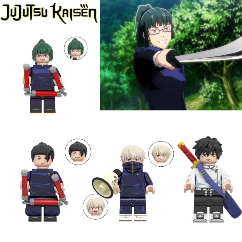 Wm6140 Серия Мультфильмы Магическая битва Зенин Маки Инумаки Детский пазл Конструктор Упаковка)