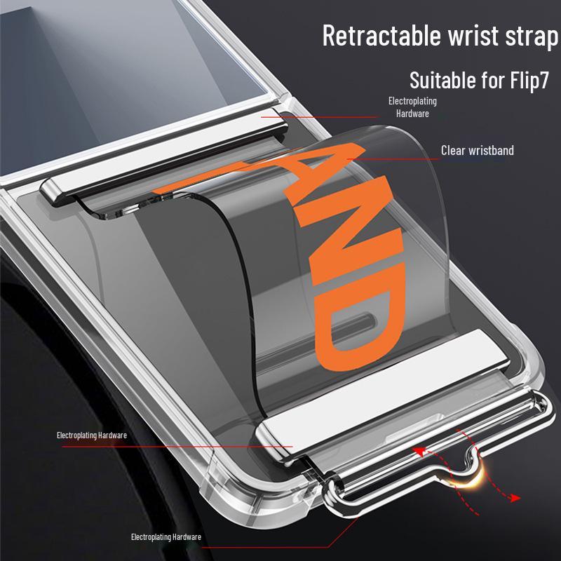 Samsung Galaxy Z Flip7 Protective Airbag Wrist Strap Case