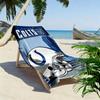 Indianapolis Colts Print Beach Towel, Large Soft Quick Dry Towel for Beach Camping Swimming