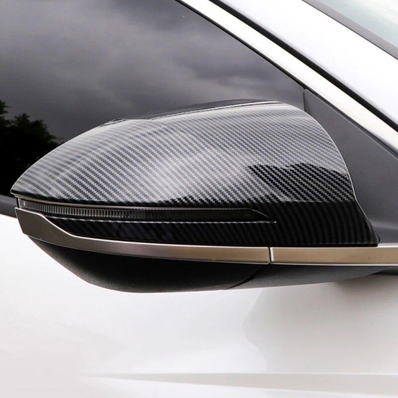 Для Hyundai Tucson NX4 2022 2023 Hybrid N Line автомобильное зеркало заднего вида, боковая крышка, чехол, отделка, аксессуары из углеродного волокна ABS