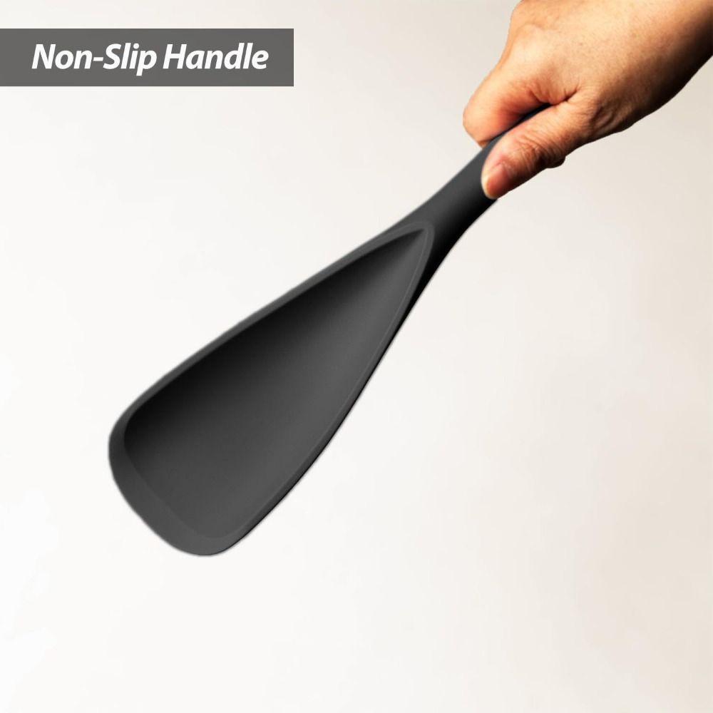 Non Stick Cooking Spoons BPA-Free Baking Cookware Premium Silicone Stirring Spoons Mixing