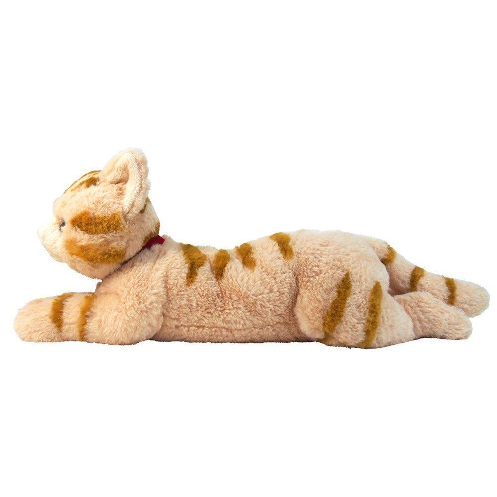Sun Lemon Knee Cat Brown M 25 X 39 X 12cm Stuffed Animal P-1812