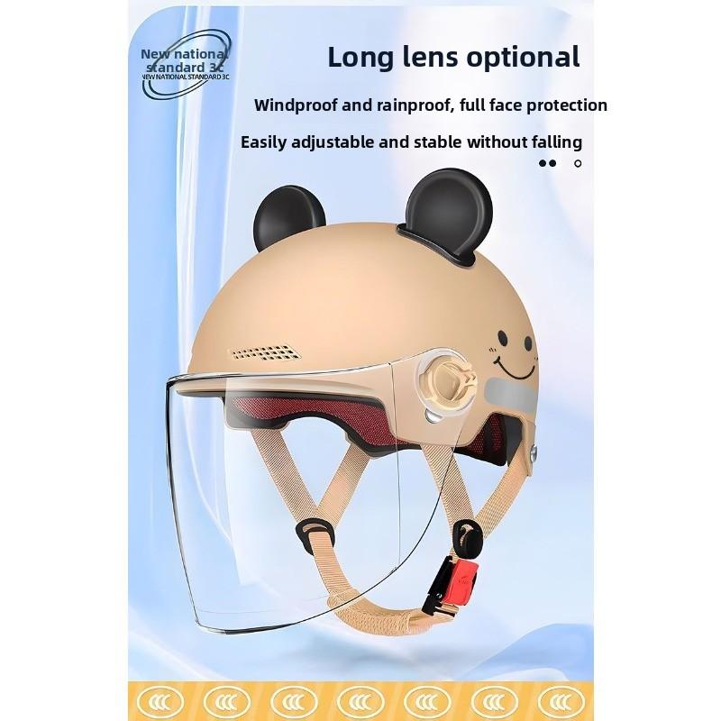 Electric Vehicle Helmet Unisex Summer Sun Protection Four Seasons Universal Windproof Breathable Safety Half Helmet