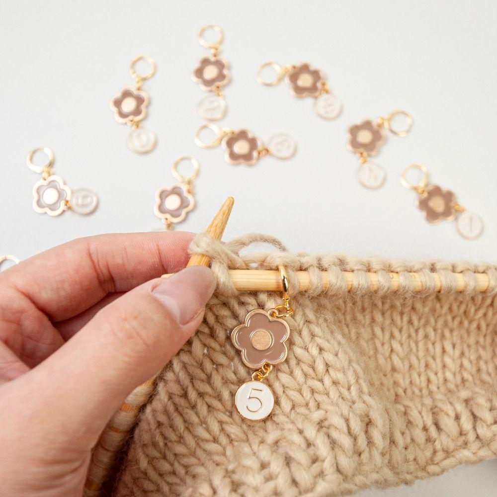 DIY ремесленные маркеры, металлические маркеры для вязания, подвески, металлическая защелка для вязания крючком, инструменты для вязания