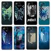 Anime Attack On Titan Logo Phone Case For Xiaomi Mi POCO X3 NFC GT M4 M3 12 11T 10T Pro A3 11 Lite NE 5G 12X 11i F3 Black Cover