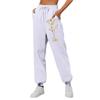 Женские повседневные модные спортивные штаны с мелким принтом повседневные брюки