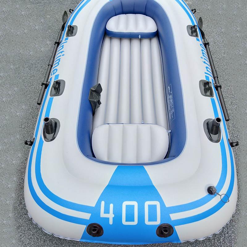 Утолщенная надувная лодка для четырех человек, рыбацкая лодка, рафтинг, резиновая лодка, каяк на воздушной подушке