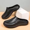 Fashion Waterproof Non-slip Slippers for Men Chef Shoes Wear-resistant Wear-resistant Ventilate Shoes for Men Thick Bottom Sandals