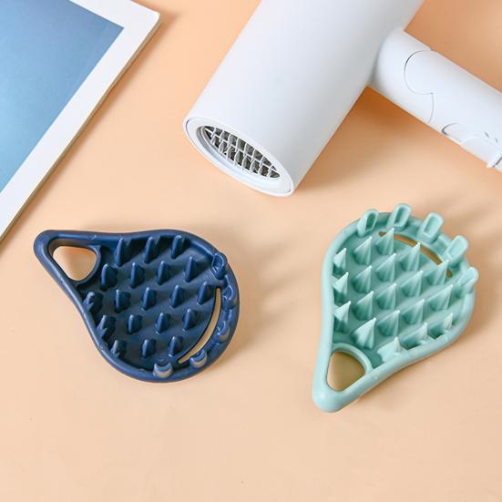 Massage Brush High Elasticity Massage Skin Brush for Hair Washing Shampoo Comb Shower Home Use