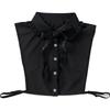 Womens Detachable Fake Collar Solid Color False Collars Half Shirt Blouse Top Female Sweater Fake Collars Clothes Accessories