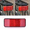 Bicycle Rack Tail Safety Caution Warning Reflector Disc Panier Rear Reflective