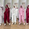 Женский Свободный Спортивный Костюм Худи с Длинным Рукавом Верх Брюки с Высокой Талией Широкие Штаны Однотонный Полосатый Шнурок Комплект из Двух Предметов Повседневный Костюм