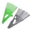 Leaf Rake 24 Tines Detachable Plastic Joinable High Efficiency Garden Rake for Flower Beds Garden