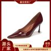 High Heels Women's Stiletto Bride Xiuhe Clothing Toasting Single Shoe Temperament