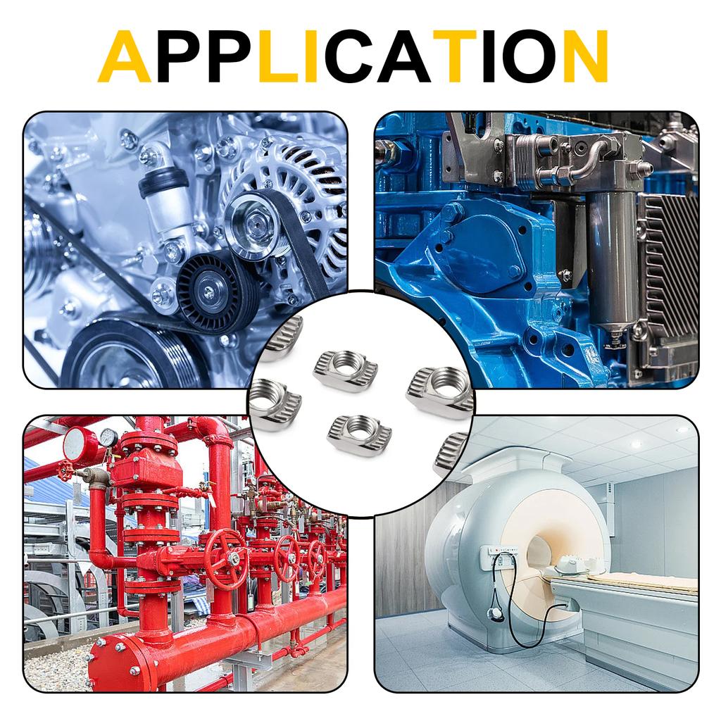 150 штук Т-образных гаек серии 2020, 3 типа (М3/М4/М5) пазовые гайки, молотковые крепежи, набор для сортировки гаек для алюминиевого профиля, серия 20