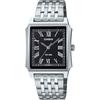 Стандартные аналоговые мужские часы Casio MTP-B190D-1BV Черный металлический ремешок Импортная модель