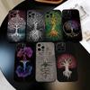 Чехол для телефона «Древо жизни Иггдрасиль» для iPhone 17, 16, 15, 14, 13, 12, 11 Plus, Pro Max, Другие Мягкий черный чехол