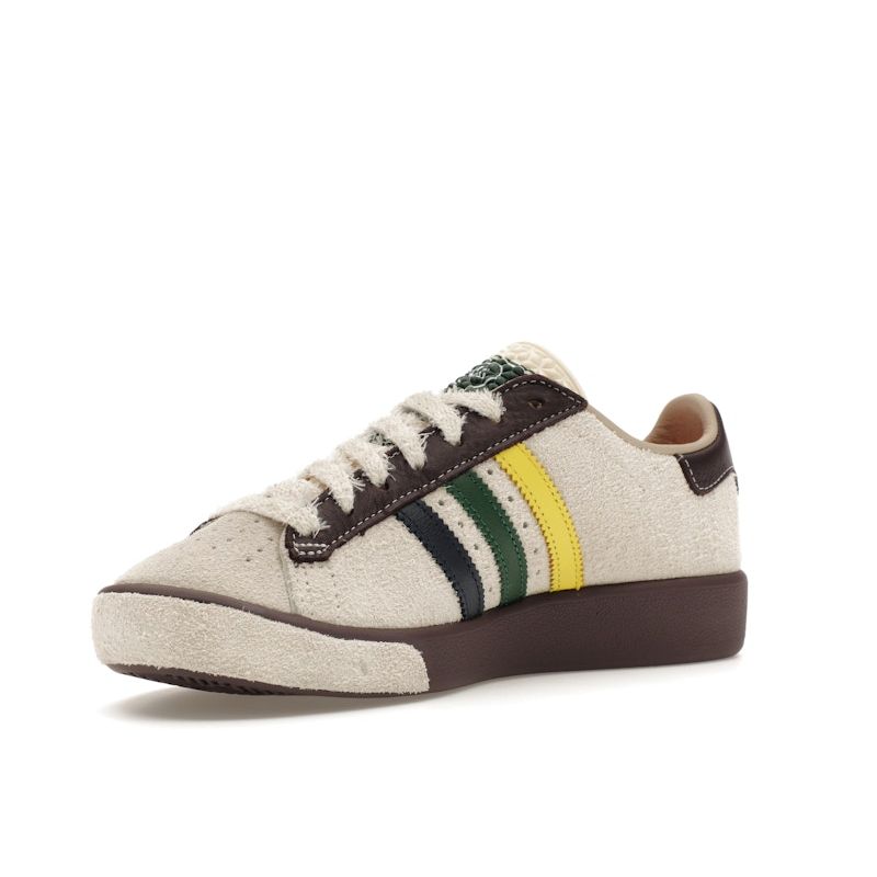 Brain Dead x adidas Forest Hills Кремово-белые Мужские Кроссовки Pantone Ночной красный JR7943