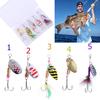 Fishing Sequins Wobber Spoon Fishing Baits with Sharp Hooks for Carp Fishing Fishing Accessories