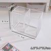 Прозрачный акриловый держатель для ручек Квадратная полка для макияжа Новая стойка для хранения Школа