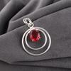 Pink Rubellite Gemstone Jewelry, 925 Sterling Silver Pendant, Handmade Charming Pendant, Rubellite Pendant For Grandma Gift
