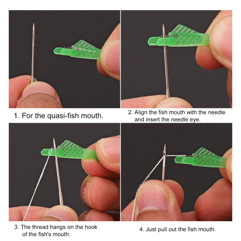 Yousheng 20 шт. нитевдеватель для швейной машины с рыбьим ртом нитевдеватель петля игла нитевдеватель инструмент для ручного шитья на швейной машине