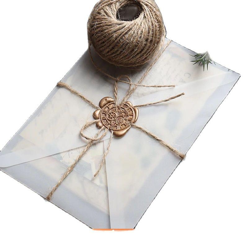 10 шт. изготовленные на заказ матовые бумажные конверты с серной кислотой, используются для открыток DIY/хранения карт, свадебных приглашений, подарочной упаковки