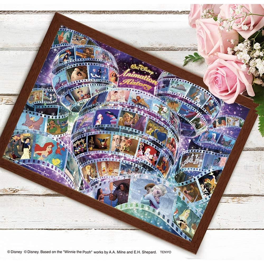 Пазл из 1000 деталей История анимации Disney (55 работ) Самая маленькая в мире 1000-штучная модель (29,7x42см)