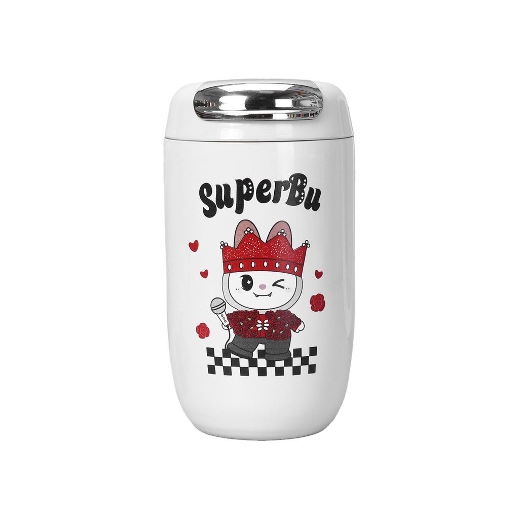 Мультяшная кофейная чашка 316 термос из нержавеющей стали, чашка для студентки высокой ценности, чашка для воды в стиле легкой роскоши