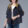 Coat for Women Winter Thickened Casual Oversize Double Layer Windbreaker Waterproof Hooded Jacket
