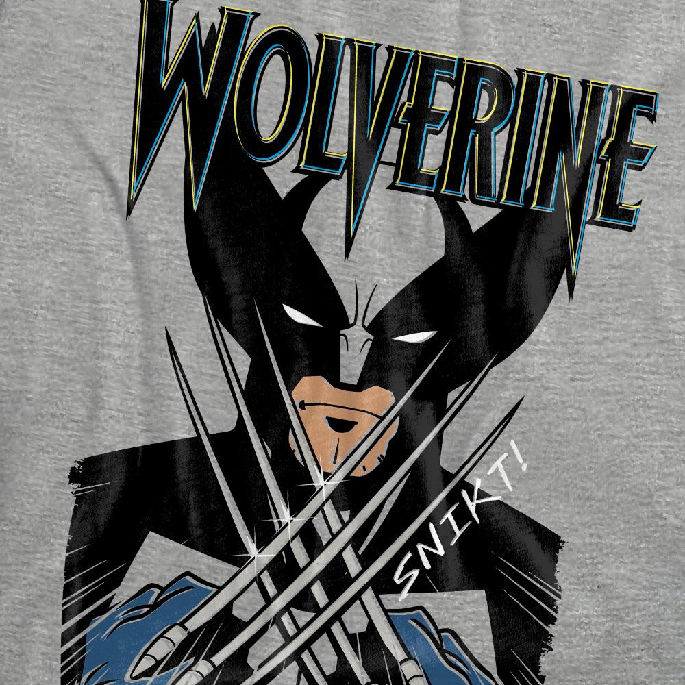 X-Men Womens/Ladies Action Wolverine Heather T-Shirt