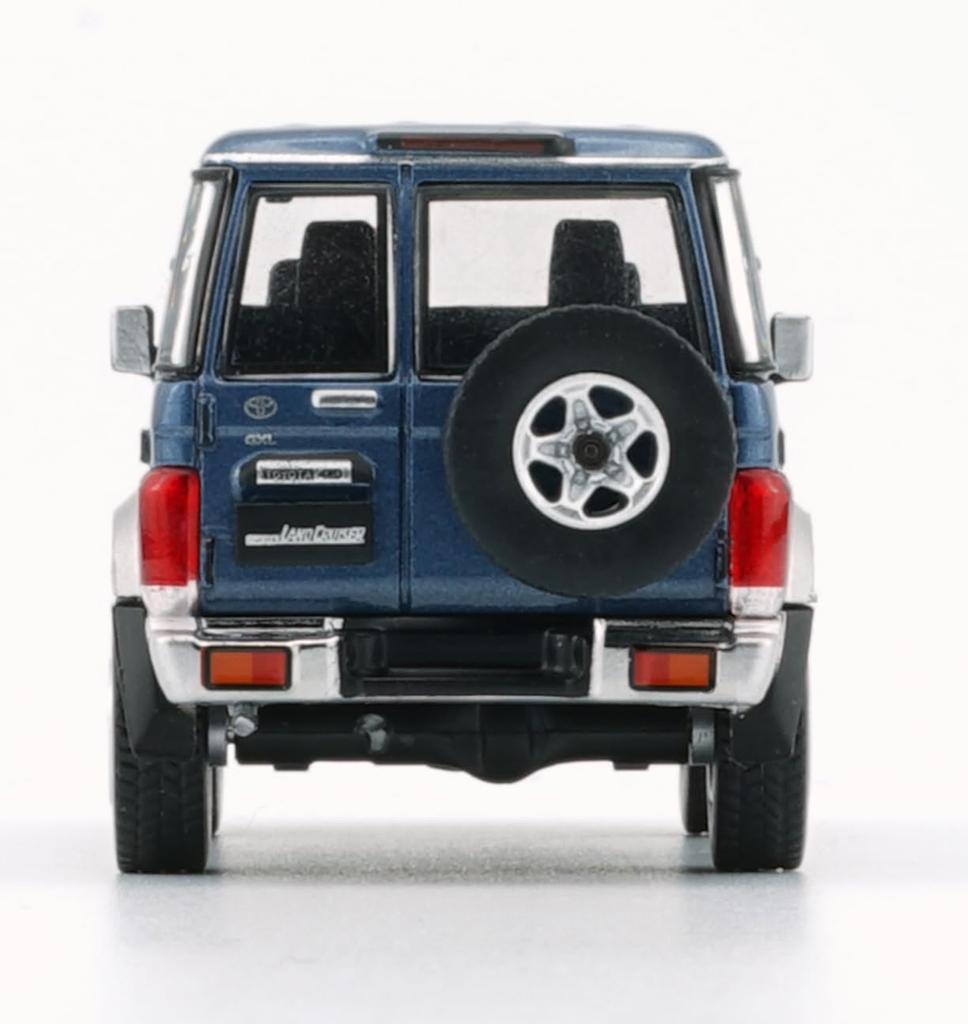 BM CREATIONS Toyota Land Cruiser LC76 Blue Finished Product 1/64 (RHD)