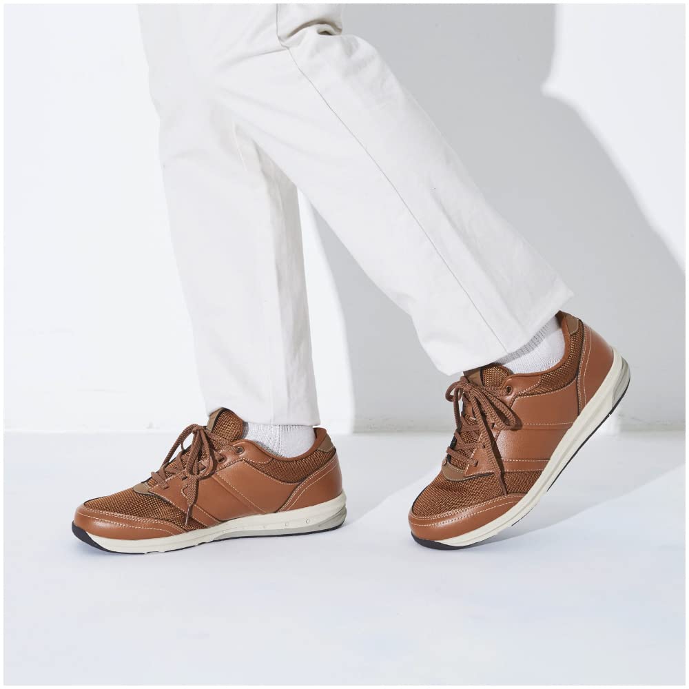 Кроссовки YOUDO M Легко на уменьшают легко на см 3E [Mizuno] колени, деформация, удобные, колени, мужские коричневые, 26,5