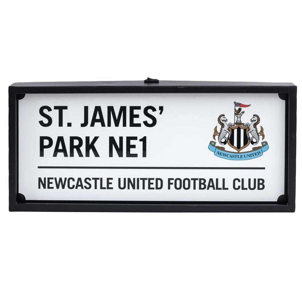 Newcastle United FC Металлическая светодиодная уличная вывеска