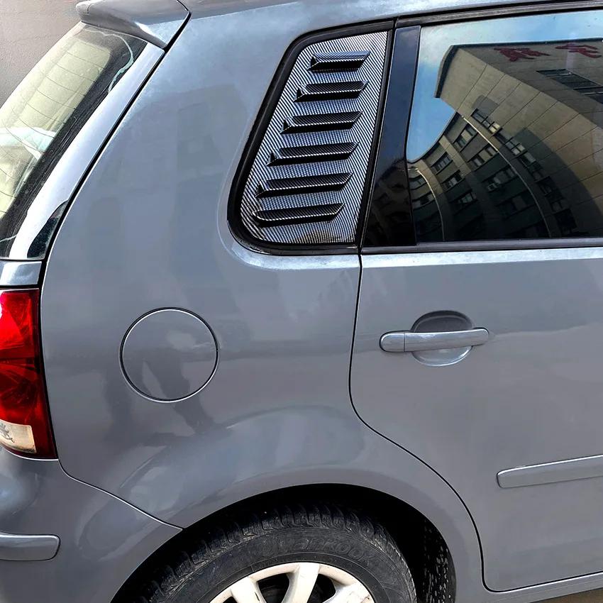 Applicable to Volkswagen Polo 9N 2001-2009 Car Carbon Window Blinds Car Stickers Exterior Accessories